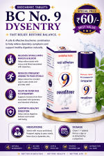 Buy Homeopathic Bio-Combination 9 (BC 9) Tablet For Dysentery