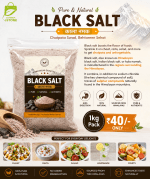 Buy Pure Black Salt - Kala Namak (1kg)