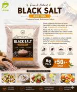 Buy Pure Black Salt - Kala Namak (1kg)