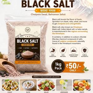 Buy Pure Black Salt - Kala Namak (1kg)